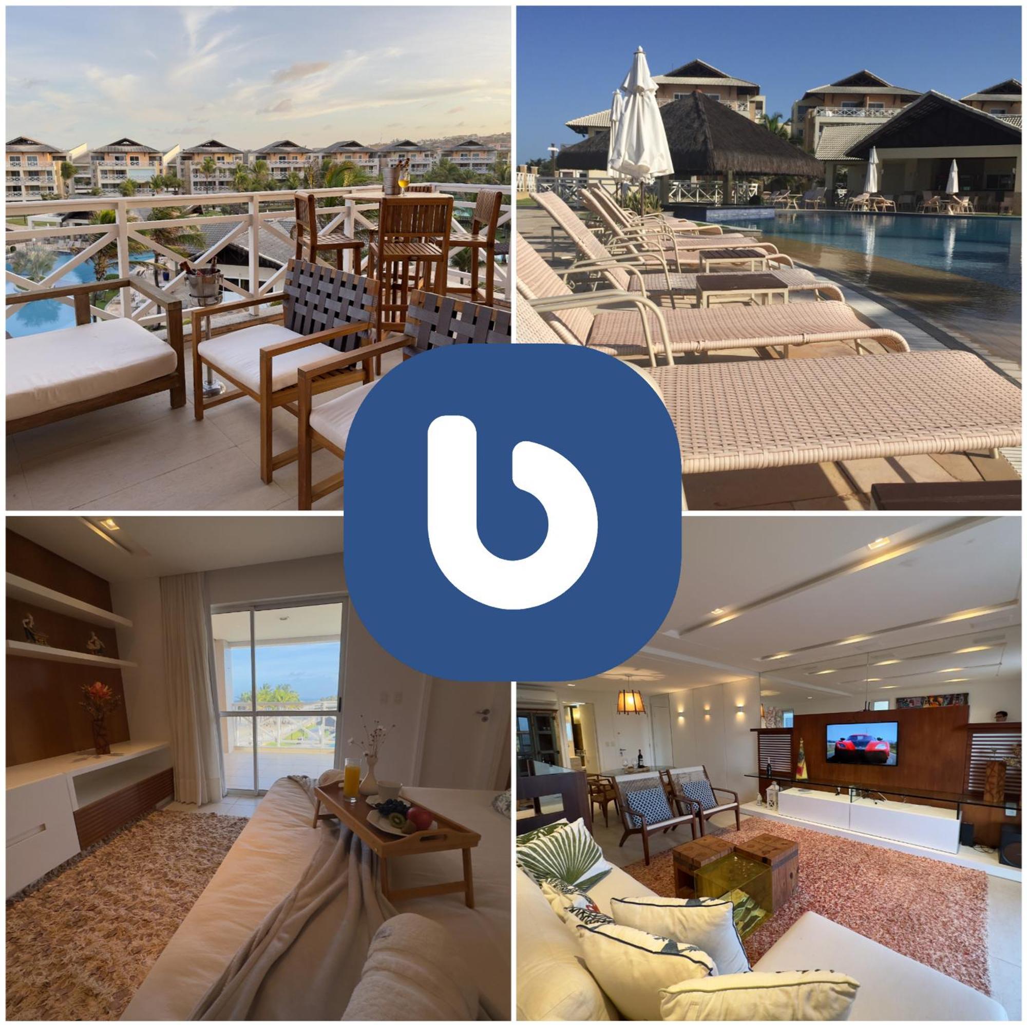Portamaris - Luxo Duplex , 4 Suites - Pe Na Areia Aquiraz Exterior foto